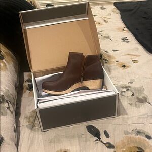 Dansko Dark Brown Ankle Booties
